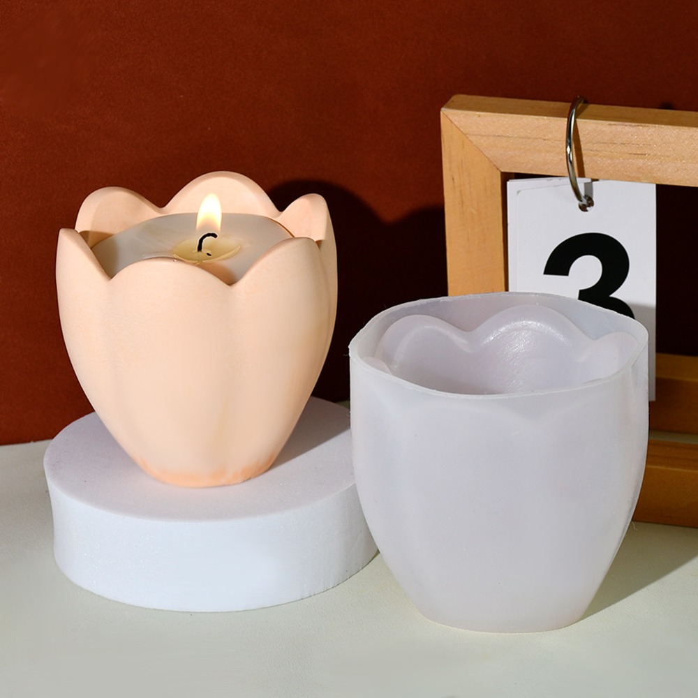 チューリップキャンドルホルダーシリコーン金型花樹脂石鹸箱作成 - Soap Making Gifts のレビューと価格