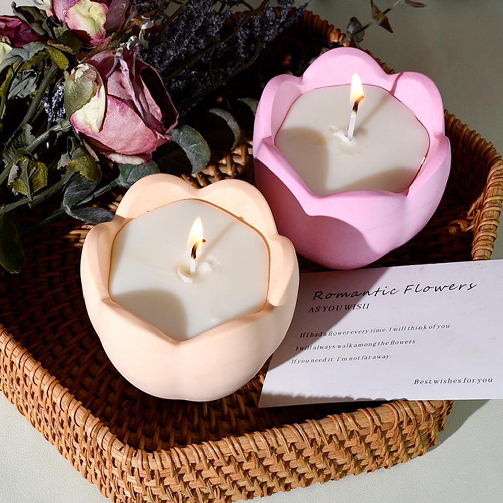 チューリップキャンドルホルダーシリコーン金型花樹脂石鹸箱作成 - Soap Making Gifts のレビューと価格