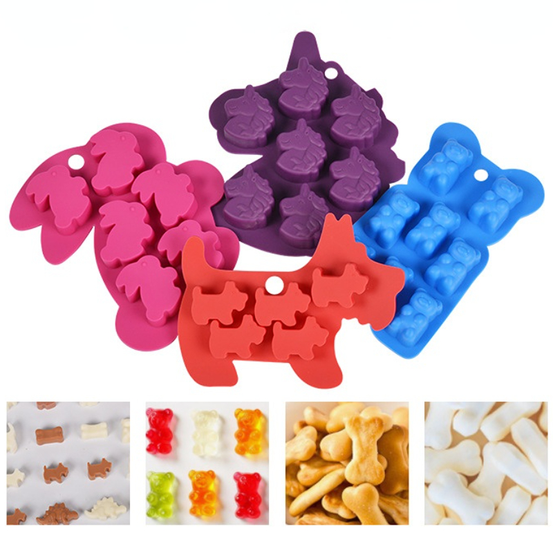 動物のクマの猫の形をしたシリコンベーキングモールド,動物の形 - Soap Making Instructions のレビューと価格
